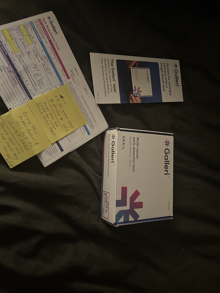 Testing things out for the R42 longevity retreat in January. Galleri multi cancer detection is part of the 1000s of data points we are analyzing for participants.