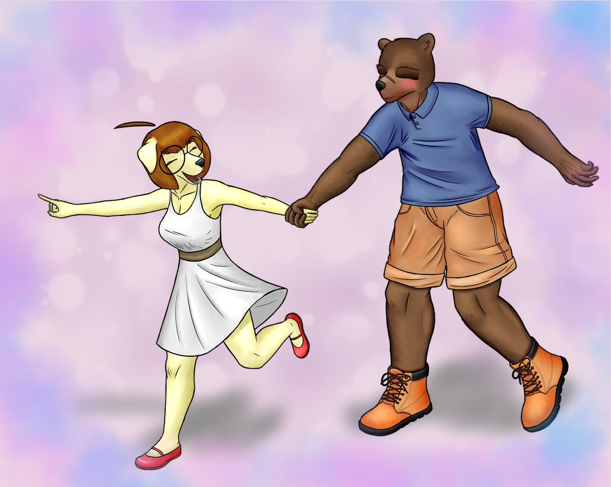 MRcrunchy456's tweet image. An unlikely couple (comm for @BareMMMinimum)