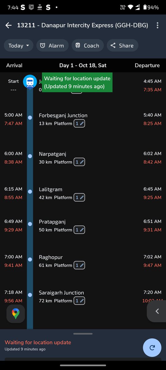Guddu_personal's tweet photo. @IRCTCofficial @RailwaySeva @RailMinIndia 
Train status not showing https://t.co/QMa4RIJG9i