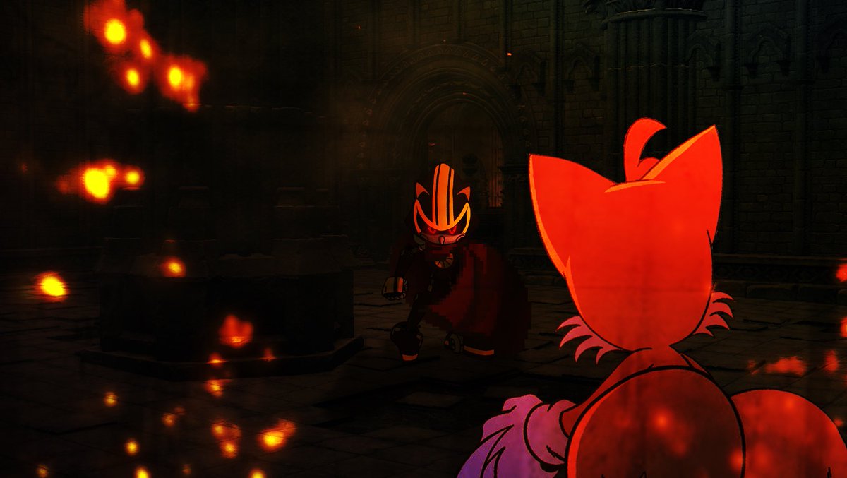 THESUPER1ORC0PY's tweet image. @TwoTailed_Hero 

{FOX…}

{SUCH A SURPRISE TO SEE YOU STRAYING SO FAR FROM HOME.}