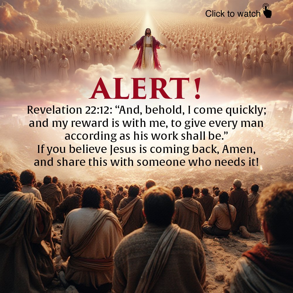 Missing this video might mean missing your chance to meet the Lord! 👉 Click 🔗 holyspiritspeaks.org/videos/have-yo… 
You will learn more about the mystery of the Lord's coming, which is key to your rapture in the last days! Do not miss it.
#JesusIsComing #Maranatha #Faith #HopeInChrist
