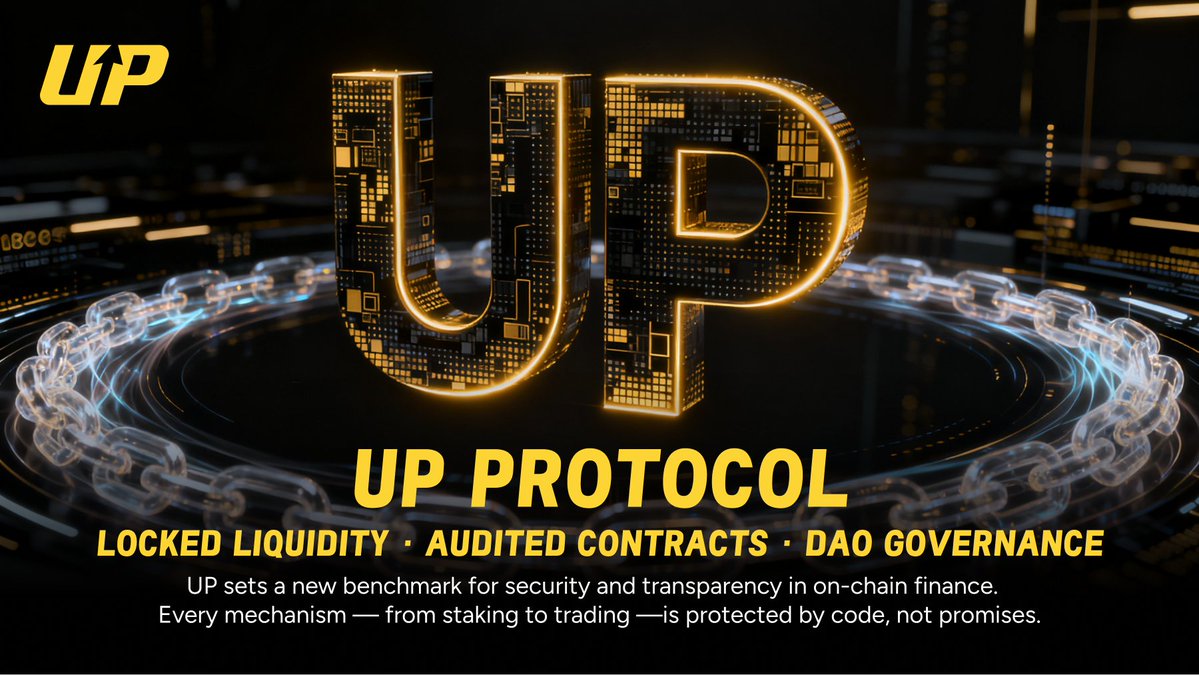 UPProtocol_Web3's tweet image. UP Protocol sets a new benchmark for 🔒 security and 💡 transparency in DeFi.

Every mechanism — from staking to trading — is secured by code, not promises.
-🤝 Trust by design
-🛡️ Protection by default
-📈 Growth with integrity

✨ UP Protocol — Secure. Transparent. Unstoppable.…