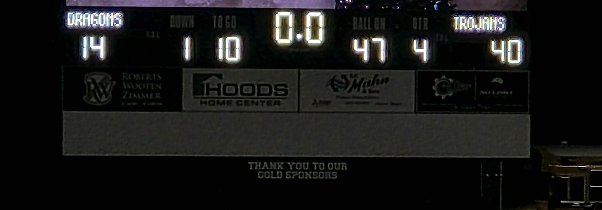 Potosi Trojans Football Team wins tonight in De Soto 40-14 !