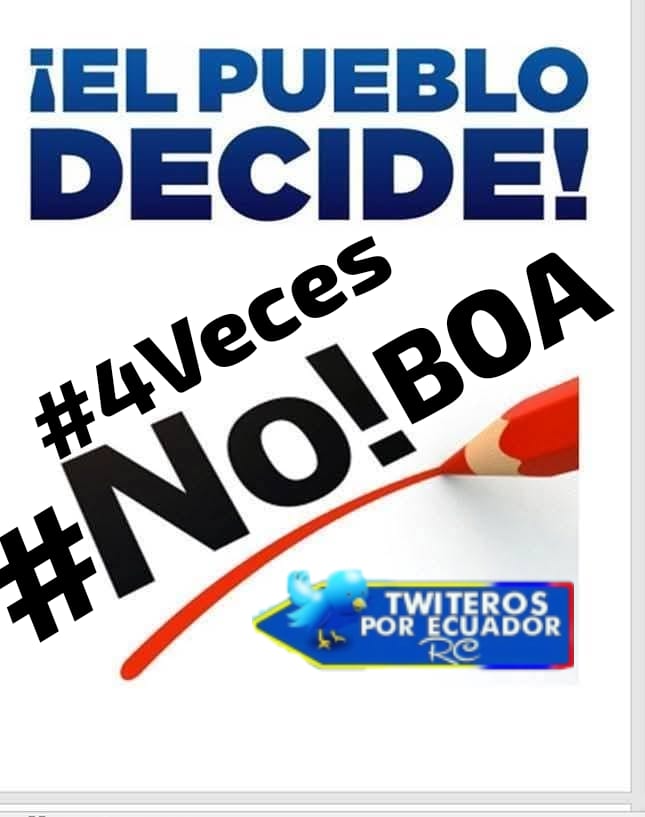 Vamos por el NO ✊ 🇪🇨