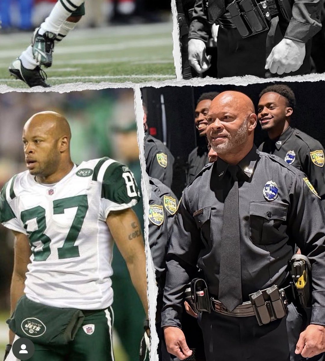 Justin4ocho's tweet image. One of the most inspiring things I saw today was our very own Laveranues Coles earning himself a graduation ceremony for Jacksonville 👮‍♂️ 
@nyjets