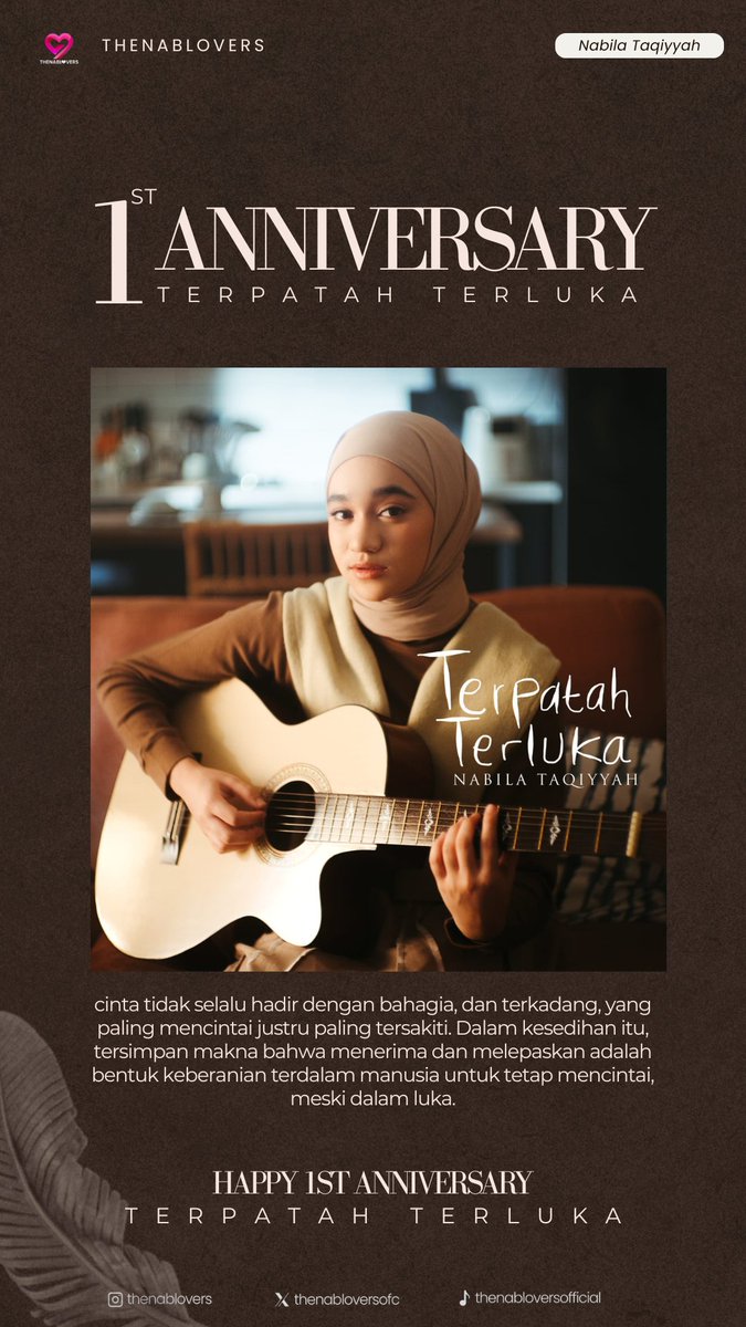 1st Anniversary Terpatah Terluka🤍