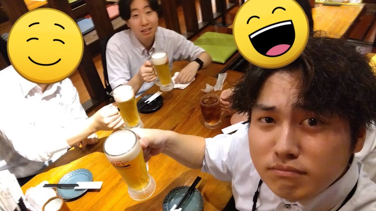 おはようございます☀

昨日の仕事終わりは若手メンバーで食事会❗️🍻

２時間半があっという間でした‼️😂

定期的に開催しようと思います‼️

#つぶやキコーナ
#定期呑み会 
#急募写真の上手な撮り方