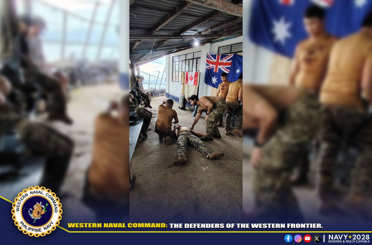 Philippine_Navy's tweet image. LOOK | Day 9 of Exercise SAMASAMA 2025 Showcases Seamanship and Allied Interoperability at Sea
👉🏽facebook.com/share/v/17DDrW…
#ExerciseSAMASAMA2025
#ProtectingtheSeasSecuringOurFuture
#ModernandMultiCapablePHNavy
#OneAFPOnePhilippines
#StrongAFPStrongPhilippines