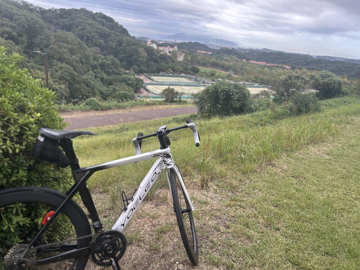 twobytwo_sp's tweet image. 今朝のポタリング🚴
いつもの鵯越からしあわせの村
今日はヨーレオR12君
ボーマアルマ君と乗り比べ
どちらで那智ヒルクライム
行こうか考え中🤔