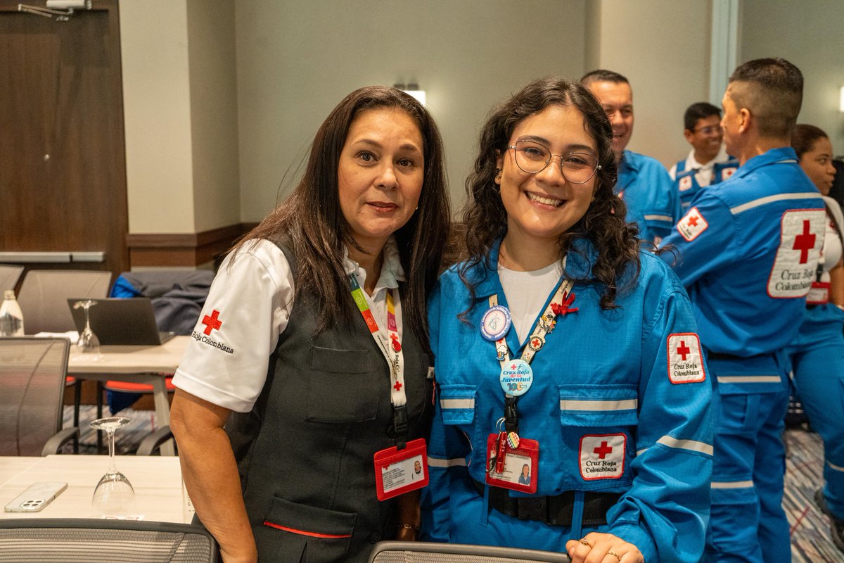 voluntariadocrc's tweet photo. ✨ ¡Iniciamos el Encuentro Estratégico Nacional para el Voluntariado 2025! ✨
#CruzRojaColombiana #VoluntariadoCRC #EncuentroNacional2025 #HumanidadQueInspira https://t.co/WCLv5WzKa0