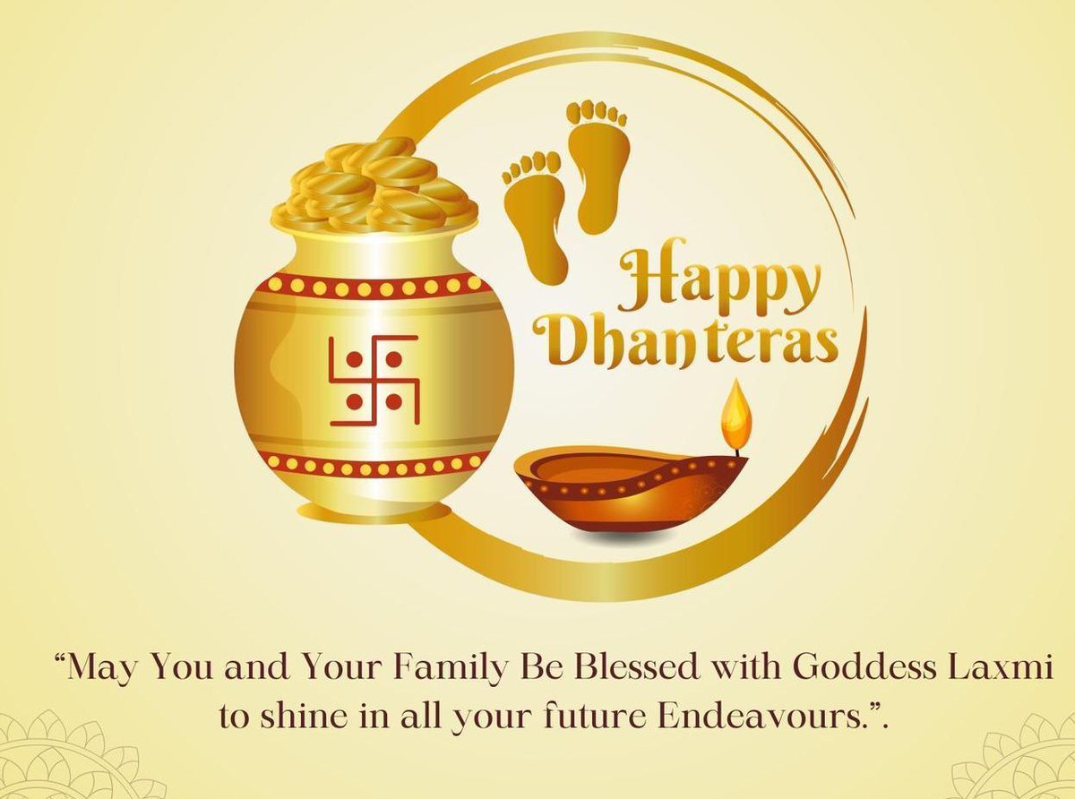 Happy Dhanteras!

May this festival of prosperity inspire us to enrich our lives with the true wealth of #knowledge, #innovation, and #scientific spirit.

Let’s illuminate minds with #curiosity and #creativity - the real #gold that powers #progress!

#ShubhaDhanters