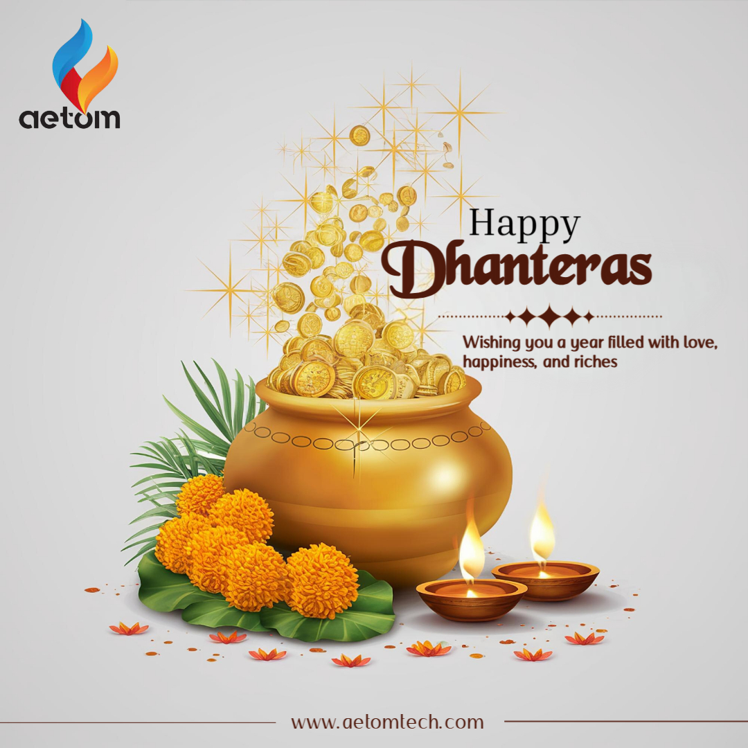aetomtech's tweet photo. That this Dhanteras, you grow wealth across all channels of your life 🎉 🎊 https://t.co/M0j3nMPQsG