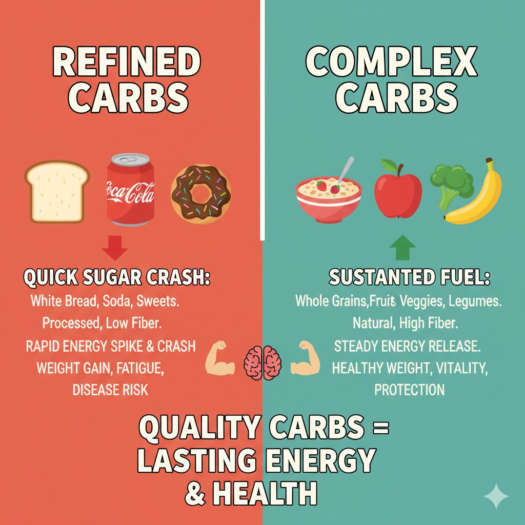 Chrisondesk's tweet photo. Are carbs REALLY the enemy? Or is diet culture making you fear your favorite foods? π₯π #HealthTalk #CarbTruth https://t.co/voxffetI23