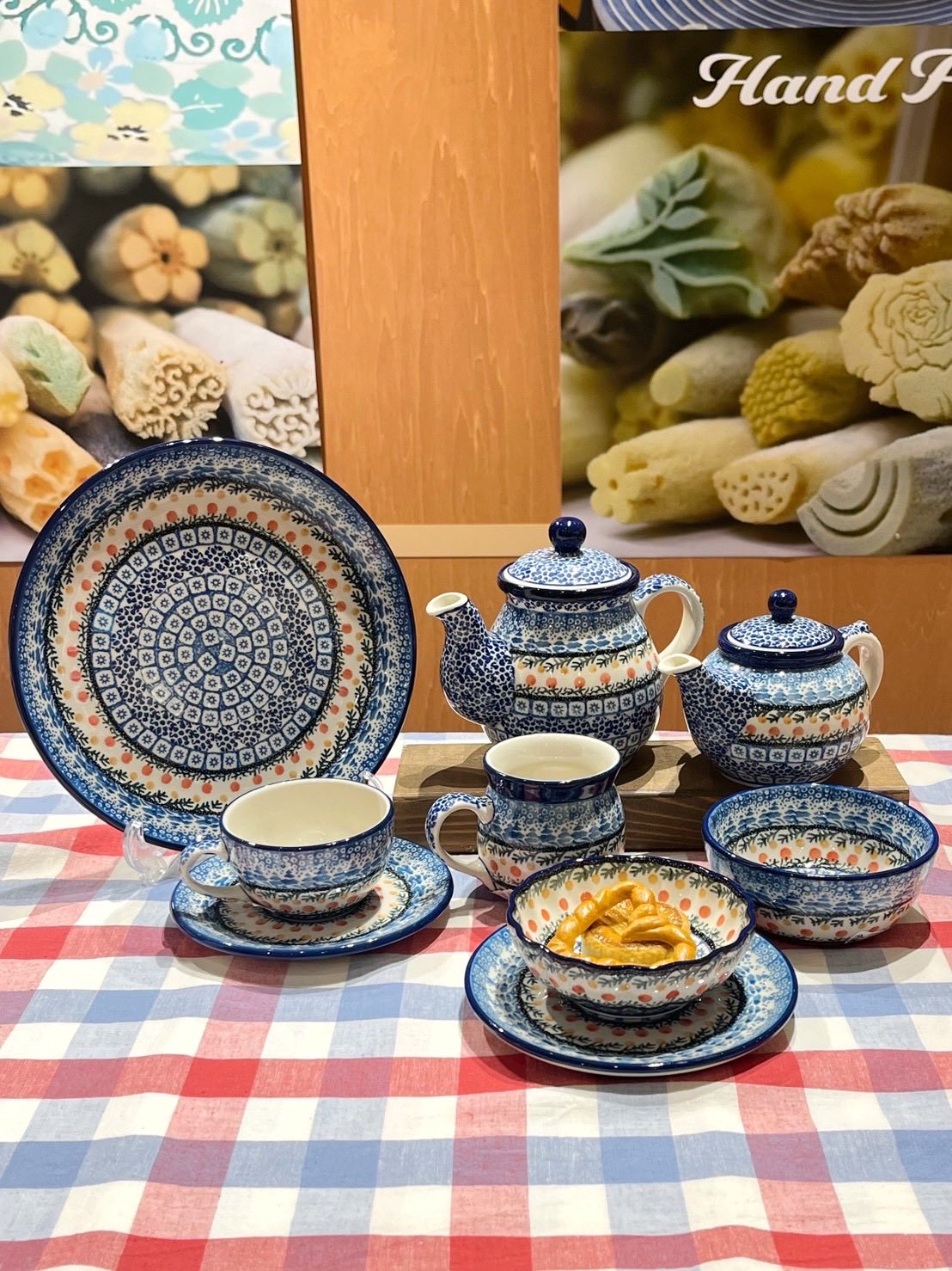 ☆ポーリッシュポタリー マグカップとプレートのセット☆ ポーランド