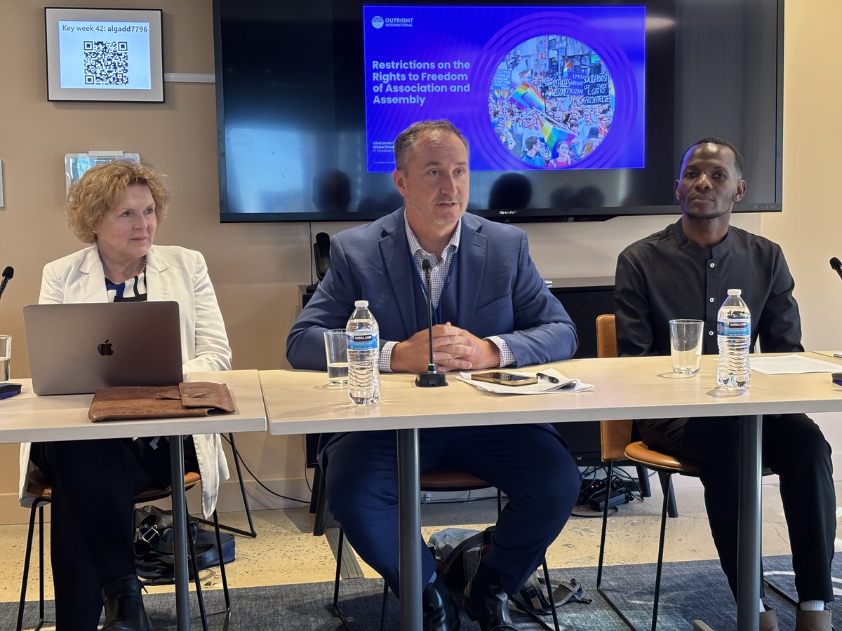 visual_for's tweet image. Honored moment for our Executive Director @krestLear2 speaking at the @UN on the lived realities of LGBTQ+ people in Uganda.

Visibility and storytelling spark the change we seek. 🌈

Grateful to @NorwayUN, @ThailandUN, and @OutrightIntl for leading this vital dialogue.