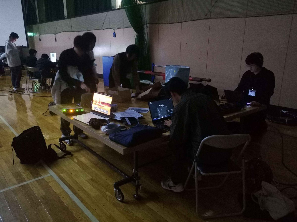 📷本日13時半開演！📷 📷ステージ準備、最終チェック中！ 「MIKUnity 2025」、夢の舞台がまもなく幕を開けます。📷会場でお待ちしています！！ #MIKUnity #MIKUnity2025 #釧路高専祭 #ファンメイドライブ #釧路