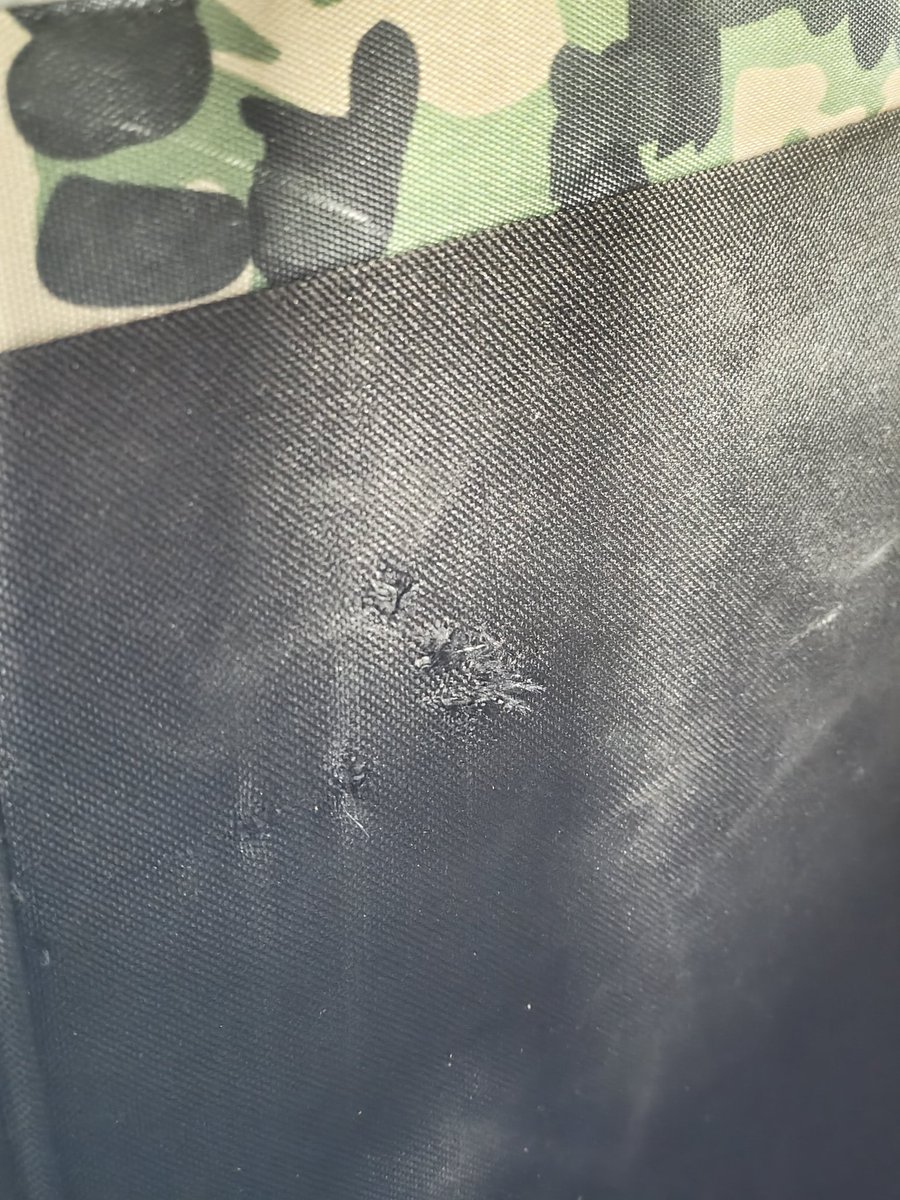 abhi12ranjan1's tweet photo. #IndianRailways 
#indianrailway 
The bolt under the seat has torn my trolley bag. Please pay attention to this during checking, and note that it has been installed upside down — its head should be facing downward. Kindly ensure proper quality."

Train no. 14218
B3 coach
Seat 33 https://t.co/1Q1r1XpmZG