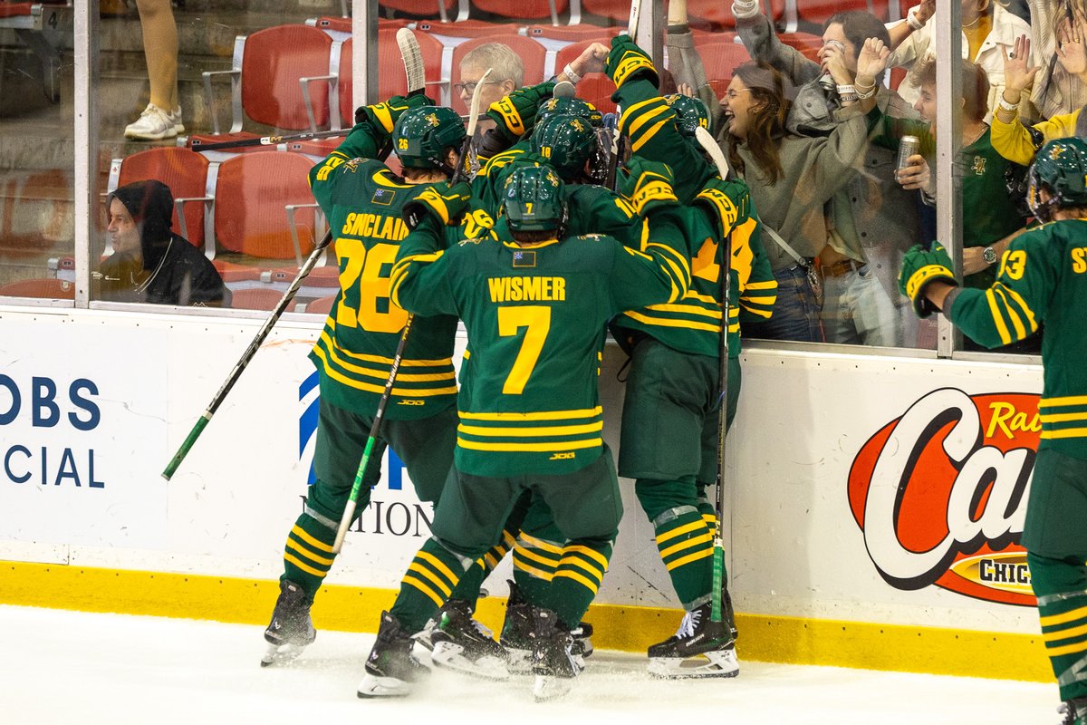 Nonconference Hockey | FINAL: <a href="/UVMmhockey/">UVM Men's Hockey</a>
2 <a href="/SCSUHuskies_MH/">St. Cloud State Men's Hockey</a> 1 (OT) | SOG: 46-21 (SCSU) Goals: Guindon (UVM, PP), Gross (SCSU, PP), S. Tornqvist (UVM OT, 3x3) (Photo Prout) <a href="/TheNCHC/">The NCHC</a> <a href="/hockey_east/">Hockey East</a>