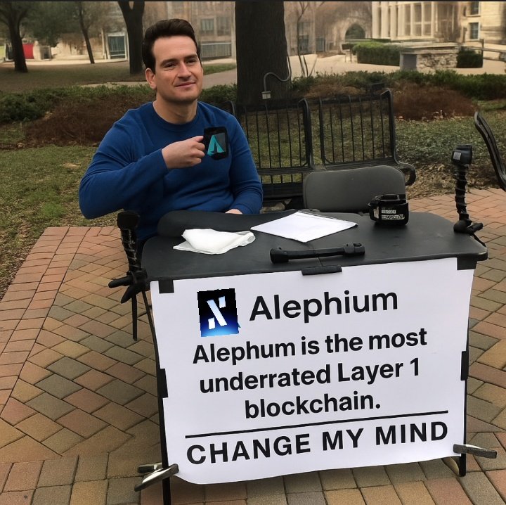 #Alephium is the most underrated Layer 1 blockchain. Change my mind.
> Fast ✅
Secure ✅
Scalable ✅
PoLW + Ralph language = Game changer 💥 $ALPH