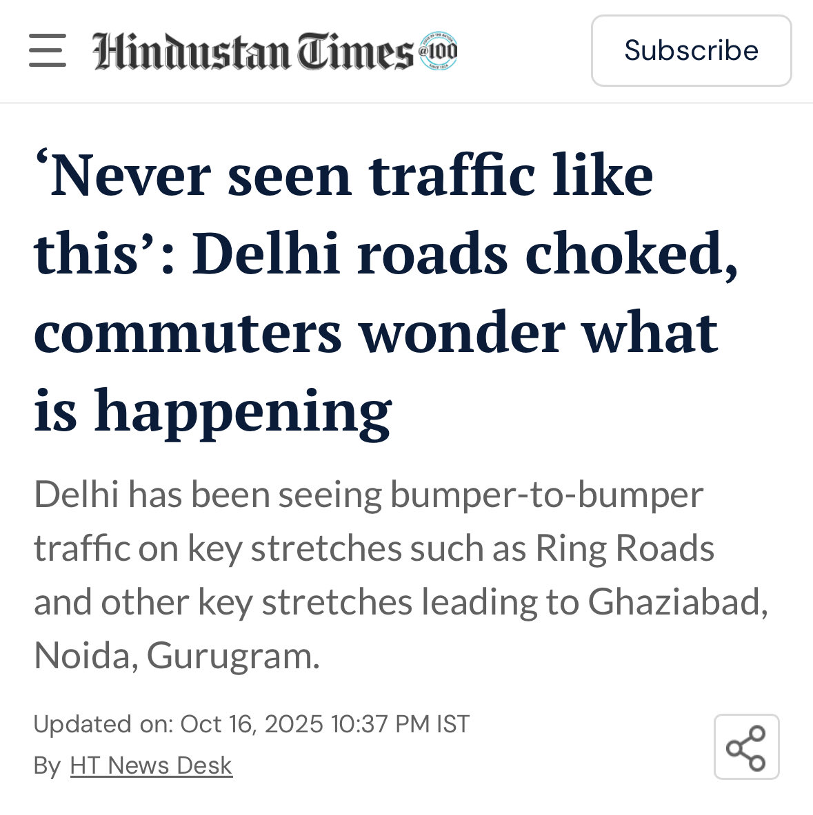 Saurabh_MLAgk's tweet image. Delhi is choked - traffic Jams like never before - Traffic Police, Transport Dept, PWD, DMRC,DTC all are under BJP