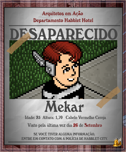 AeAHabblet's tweet image. [ 🚨 IMPORTANTE! ]

Desde setembro, o silêncio tomou o lugar do nosso mestre @MekarHB.

Ninguém sabe onde está, apenas que algo não está certo.

Qualquer informação pode ser crucial. Entre em contato!