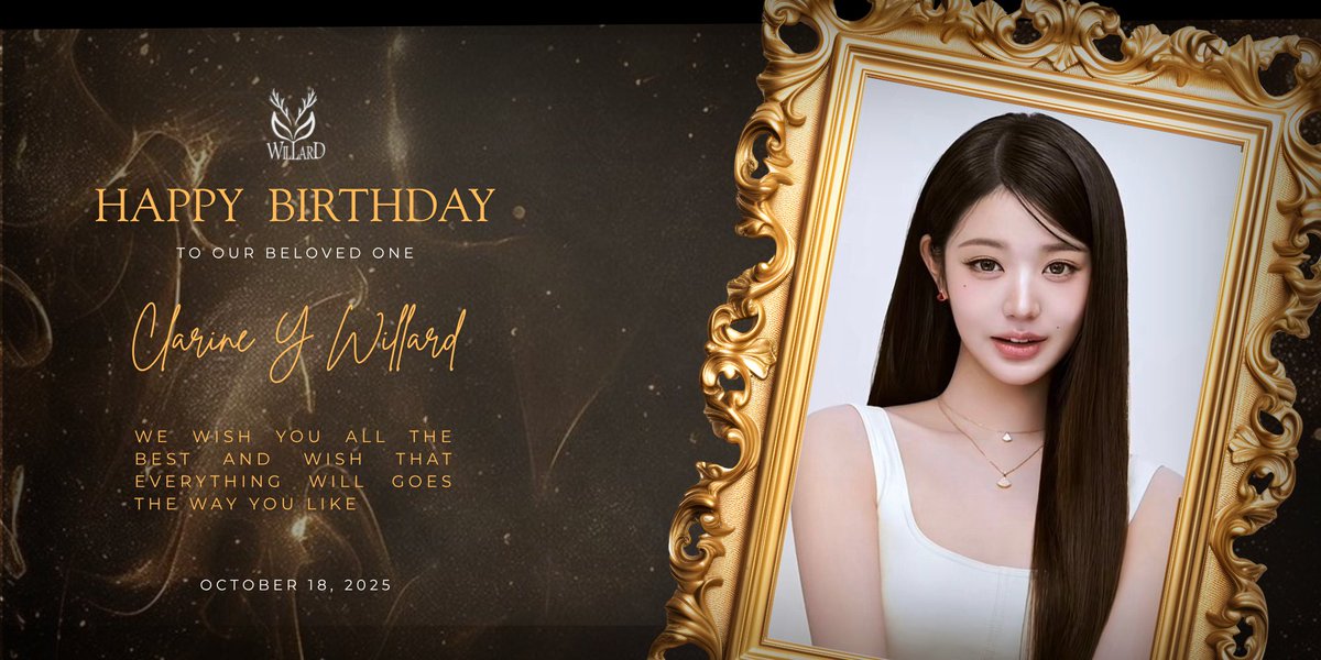 ㅤ
ㅤ
𝐖𝐢𝐥𝐥𝐚𝐫𝐝’𝐬 𝐂𝐞𝐥𝐞𝐬𝐭𝐢𝐚𝐥 𝐂𝐞𝐥𝐞𝐛𝐫𝐚𝐭𝐢𝐨𝐧

On this special day, as the universe celebrates the brilliance that is 𝘆𝗼𝘂, may your journey ahead be adorned with joy, love, and endless possibilities. Happy Birthday!
ㅤ
ㅤ