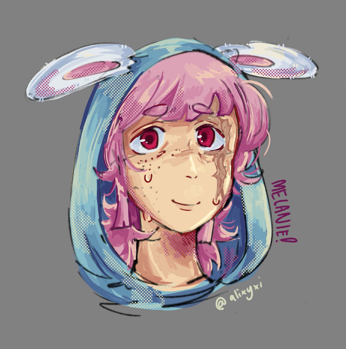 melanie but shes not a tv bunny anymore 

#regretevator #melanie