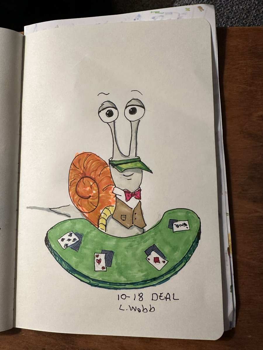 MLWebb's tweet image. #Inktober2025 Day 18: Deal