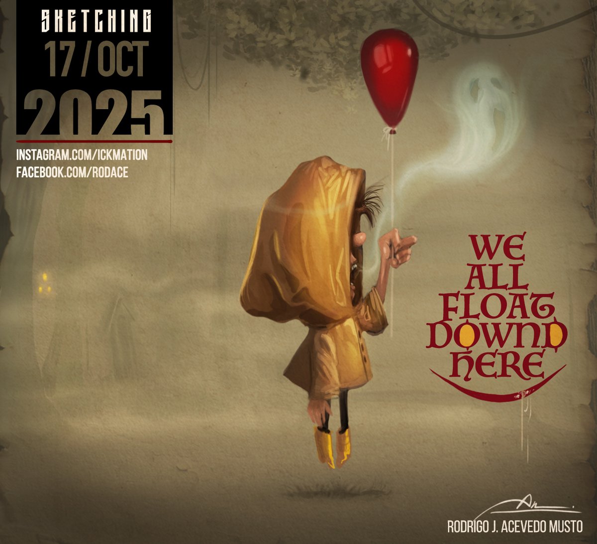 Rodace's tweet image. Daily Sketch 
Waiting for "Welcome to Derry"
#illustration #art #arte #digitalart #ilustracion #WelcomeToDerry #sketching #artpractice
Facebook.com/Rodace
Instagram.com/ickmation