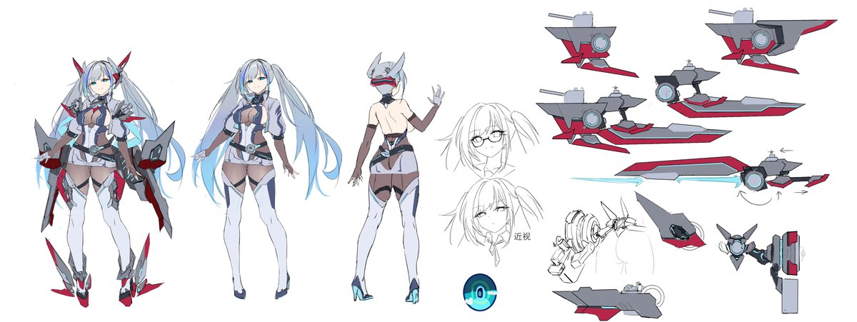 ミッチャー★のキャラ設定ᕕ(◠ڼ◠)ᕗ

#メカ娘 #戦艦少女 #战舰少女r #戦艦少女版深夜の真剣60分一本勝負 #浪港祭Air