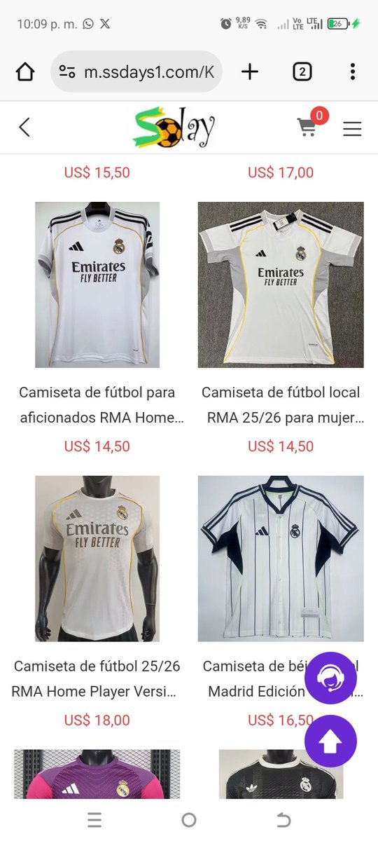Les quiero compartir esta pagina web en donde encontraran camisetas deportivas de tus equipos favoritos sean retros, equipaciones alternativas y demás  m.ssdays1.com/cateList-36729…