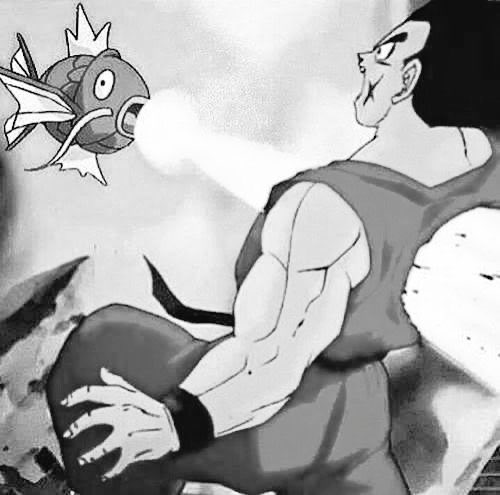 necrolipe's tweet image. A primeira vez que eu enfrentei o Magikarp alpha no Z-A foi exatamente assim

Peixe apelão safado