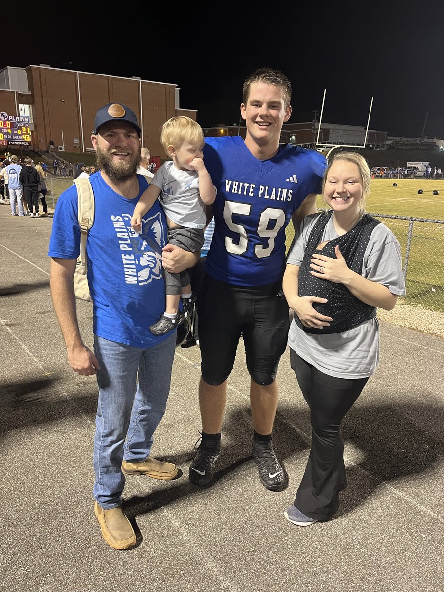 We always enjoy watching Hudson dominate the line. Great football player, even better young man!