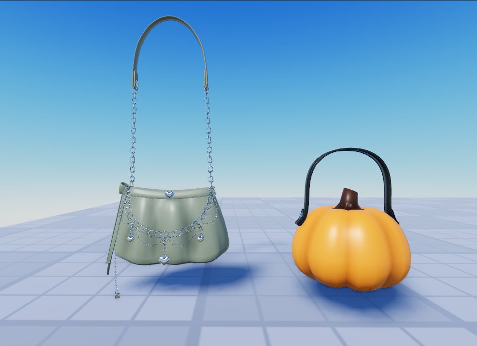 BeronShernan's tweet image. Handbags n crown

#Roblox | #RobloxDev | #RBXDev | #RobloxArt | #lowpolyultimatepack | #lowpoly