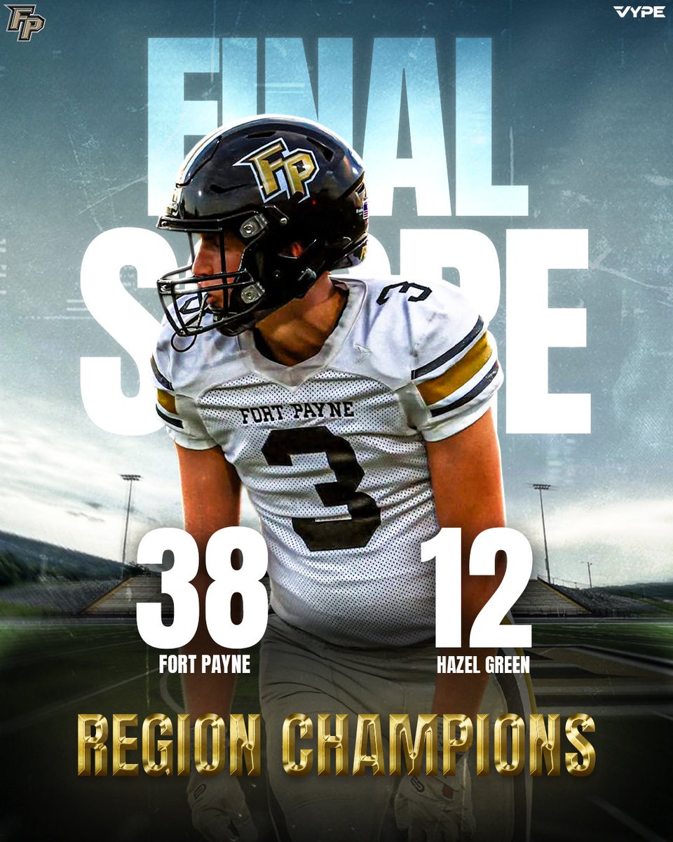 FINAL: Fort Payne 38 Hazel Green 12
The Wildcats are REGION CHAMPIONS! 🏆 Proud of this team, our seniors, and the entire Wildcat family! 

#GoCats 
#RegionChamps