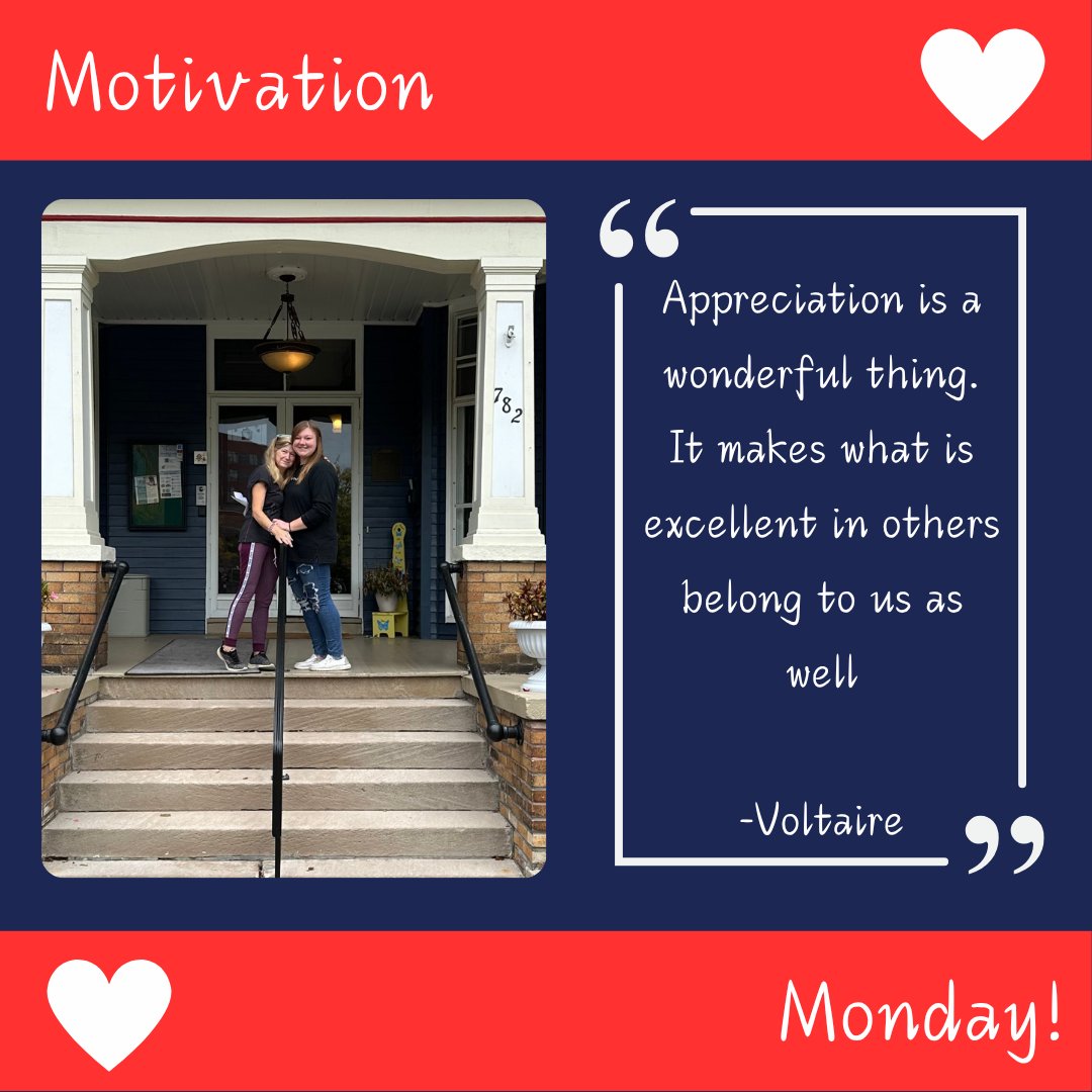 #MotivationalMonday 💙 

Meet Abby Jarvis (right) &amp; her mom, who stayed 3 nights at KGH while Abby’s husband had brain surgery at Buffalo General. They were so grateful for our home, staff &amp; donated meals 💛

#KevinGuestHouse #KGHKeepsGoing
