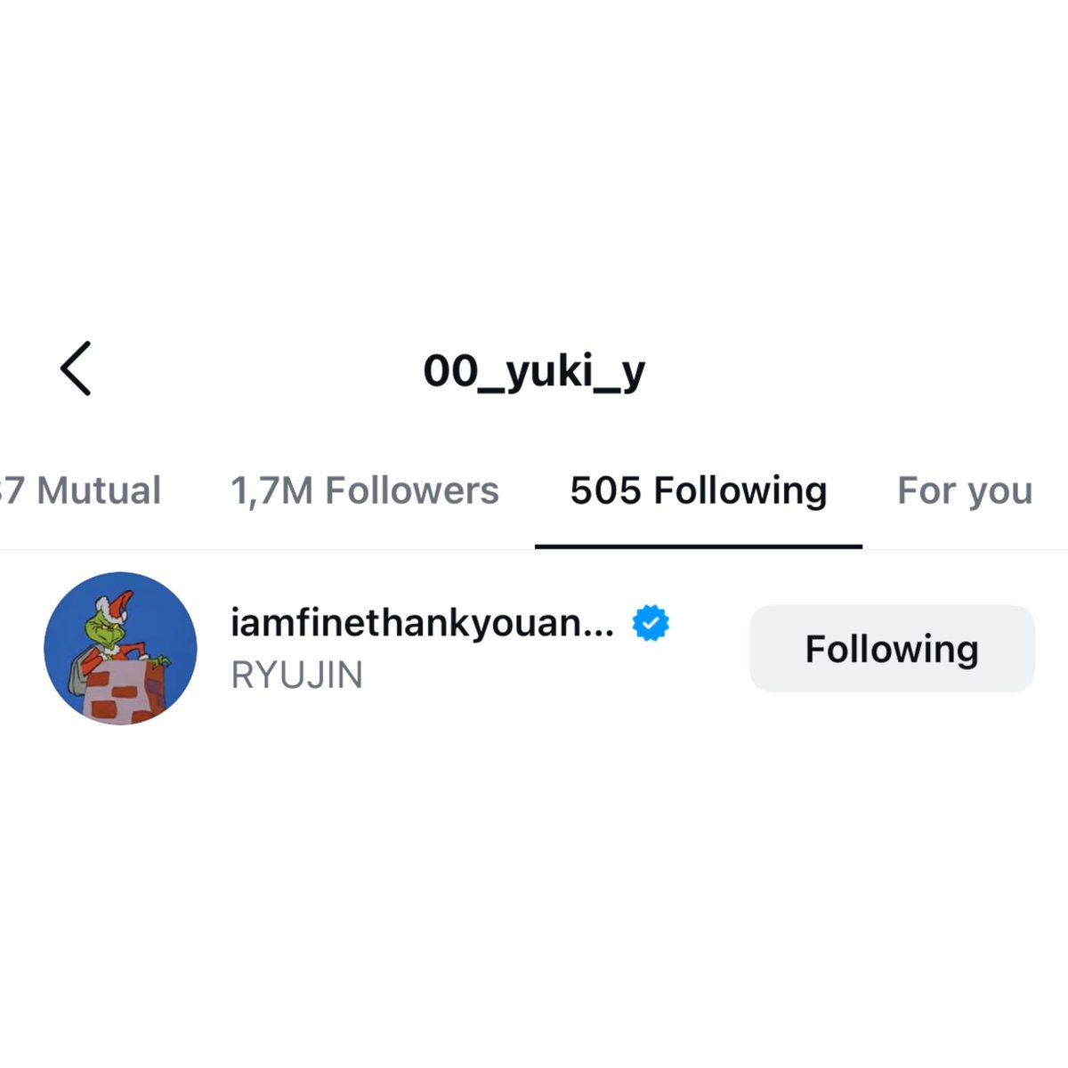 Japanese actor Yamada Yuki (山田裕貴) has started following #RYUJIN on Instagram.