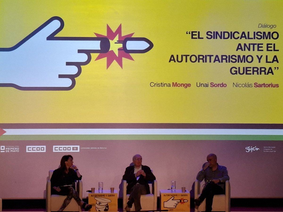 "Hitler sube al poder porque la izquierda se divide. La división es nefasta para la izquierda.
Y la segunda Guerra Mundial la ganó la classe trabajadora pq hubo un momento de unidad"