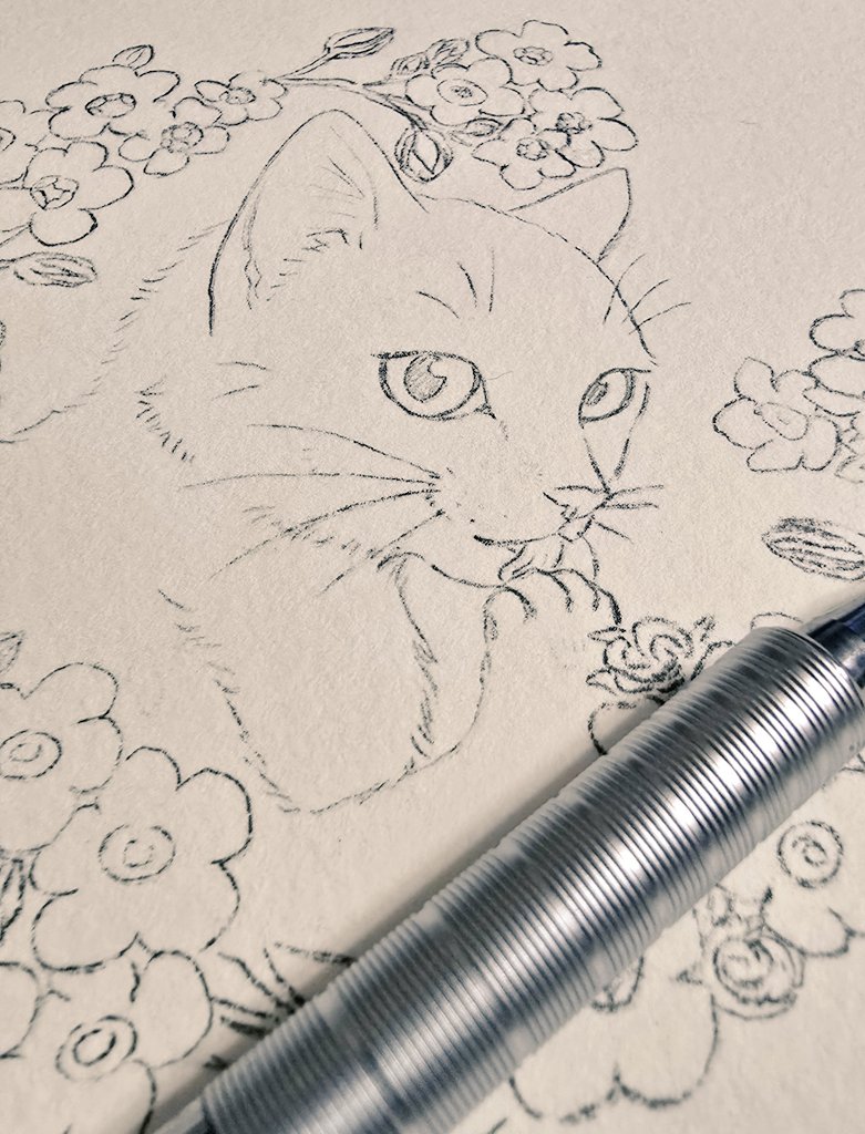 YO-CO (@yoco_art) on Twitter photo ちらり👀✨️ ちらり👀✨️