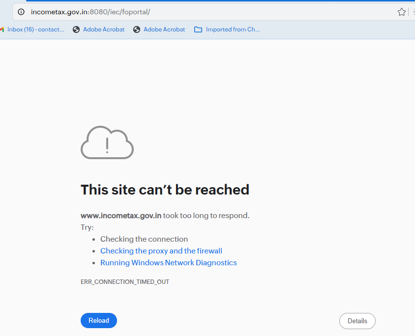 CompliantCons's tweet photo. @IncomeTaxIndia We have been trying to pay TDS through Form 26QB for last 2 days. portal works fine till buyer details are filled, once we go to seller details following error appears. Please resolve. https://t.co/yrRV8EKPHL