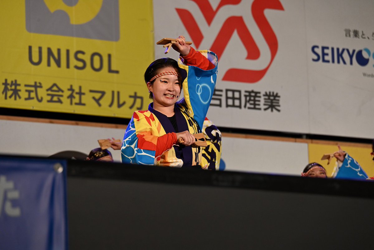 44982441shimu's tweet image. 仙台みちのくYOSAKOIまつり二日目  
勾当台公園会場　復活ステージ
Excla!matioN（エクラ）
＃ExclamatioN