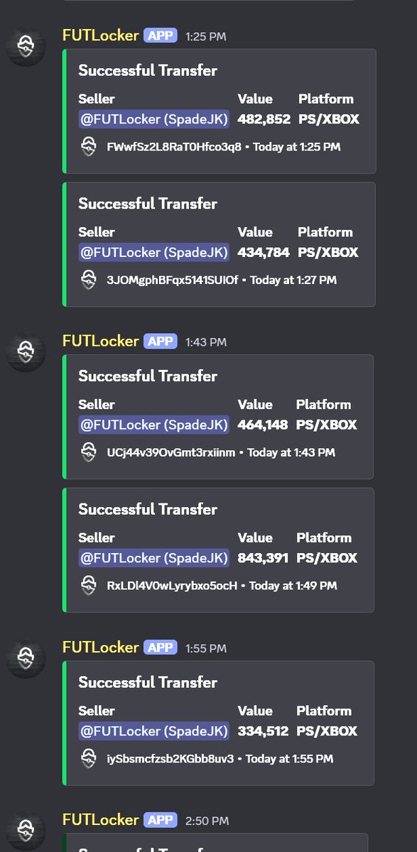 FUTLockerHQ's tweet photo. Insanely easy to transfer coins this #FC26!

🚨Want to try selling or transferring coins thats 100% ban free? 

Message us today at https://t.co/X5hi0fJmv0 for our free trial!

#FC26 #EAFC26 #FIFA #FUT https://t.co/4FSDj1ZZAv
