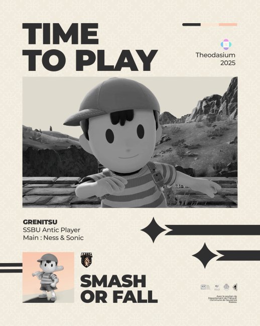 Lui aussi est au Theodasium aujourd'hui ! 🏴‍☠️

Notre jeune joueur de Ness &amp; Sonic est prêt a en découdre avec ses adversaires du jour. 🦔🧒

#ATCWIN