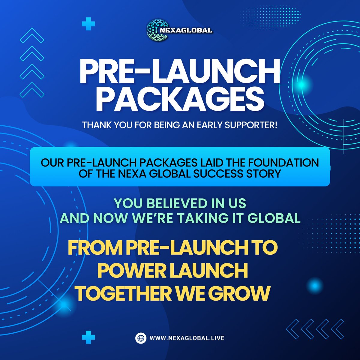 nexa_global's tweet image. Earn up to 21% Monthly Returns!
⏳ Pre-Launch Offer ending soon — grab it before it’s gone!
👉 nexaglobal.live

#NexaGlobal #PreLaunchOffer #CryptoInvesting #SmartEarnings #OnlineIncome #PassiveEarnings #DigitalFinance #MoneyGrowth #CryptoDeals #LimitedOffer