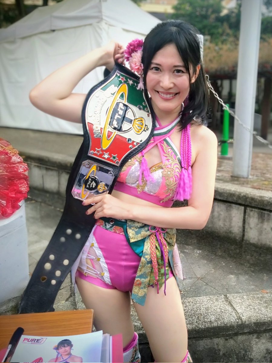 ＃枚方まつり
＃谷もも
ＤＦLD男女混合タッグ選手権試合
挑戦者組枚方兄さん谷ももの勝利
おめでとうございます🎉🎉