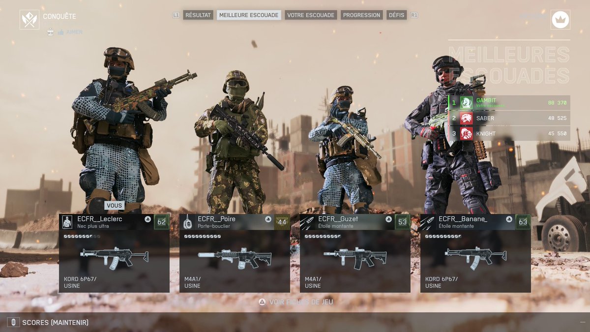 Bon du coup ... Vu qu’il y avais marqué défaite sur le premier Record, les membres ont décidés de faire mieux. Donc voila 😄😄

 88 370 Point en Conquête. Et la Victoire 😉

#BF6 #Battlefield6 <a href="/BF_CommuFR/">Battlefield Communauté</a>