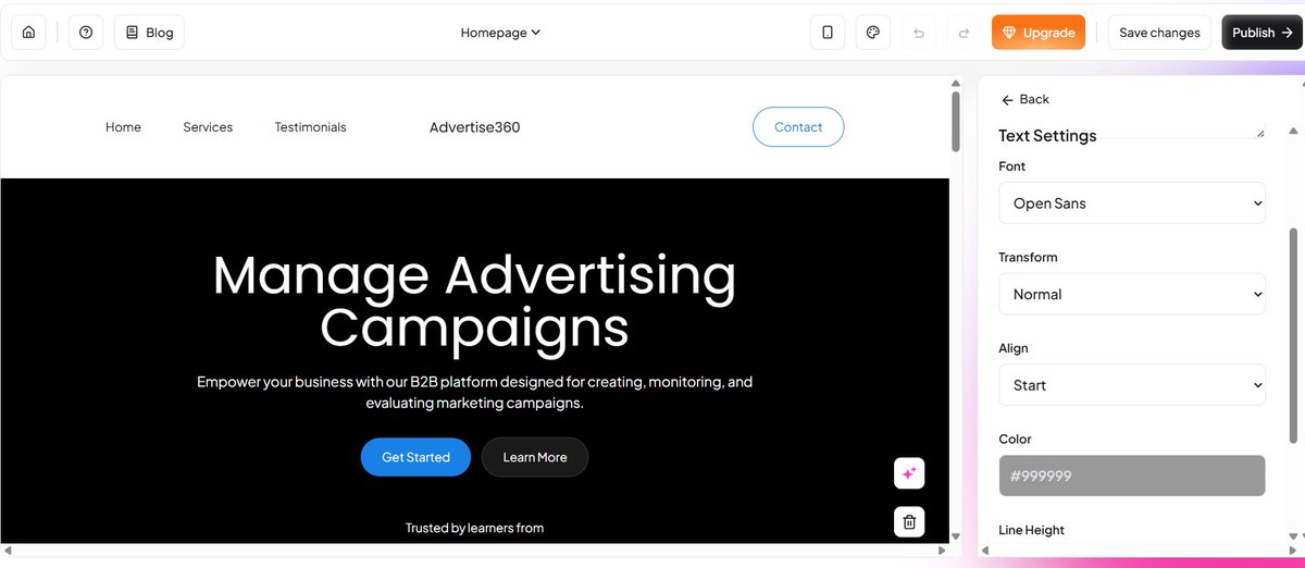 AbeerAlhasan's tweet image. أنتبه ترى بعض التجارب إدمان ..!!🙈

تخيّل وأنت جالس في أمان الله تدخل هذا الموقع اللي الكل يمدح سرعته …
loopple.com

وتقول "خلني أجرب" 😏
تكتب بالعربي أو الإنجليزي المطلوب اللي في بالك ، مثلاً “أبغى تصمم لي موقع تسويق احترافي” .
وخلال دقيقة، تلقاه جاهز قدامك.. ! ⚡…