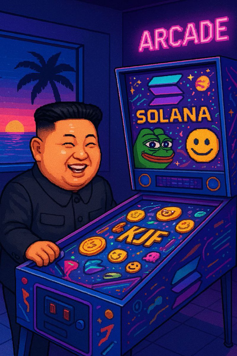 In the arcade of crypto, luck comes and goes — but KJF keeps the lights glowing neon bright! 💜⚡
Every flip, every meme, every moment is powered by Solana speed and community energy.

Because while others tilt, we play the game with style. 🕹️😎

#KJF #SolanaMemeCoin #memecoin