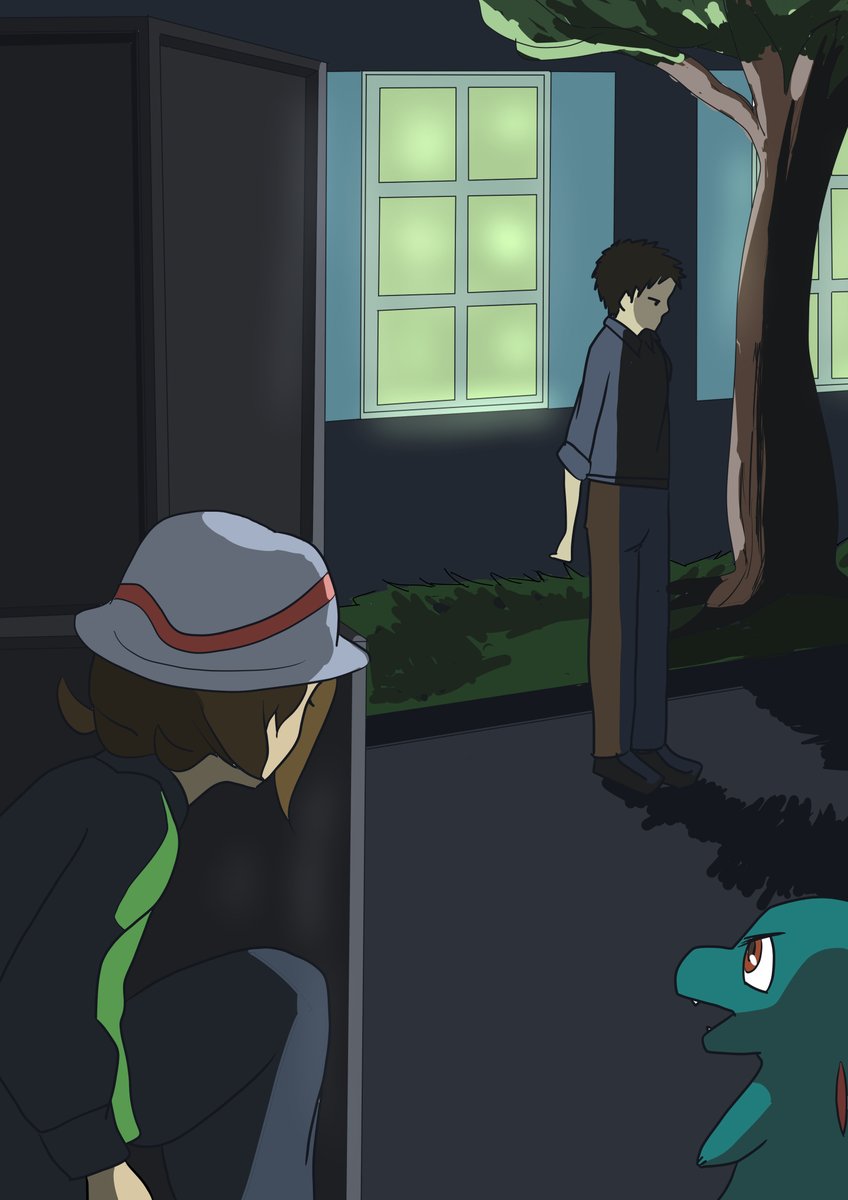 ポケモンZAあるある、ポケモン側は棒立ちでも気づかれない

#ポケモンイラスト 
#pokemonfanart
#絵描きさんと繋がりたい
#ポケモン好きな人と繋がりたい
#ポケモン絵描きさんと繋がりたい
#ポケモンレジェンズZA