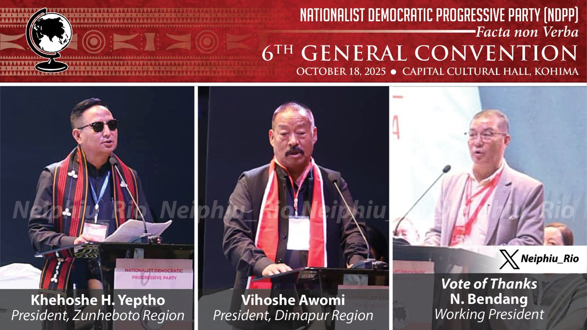 Today marks a significant moment as we embark on a new journey. The merger with NPF is more than a political strategy. It is a step towards a shared vision: one strong regional party that can represent our people’s aspirations &amp; address the Naga political issue more effectively.